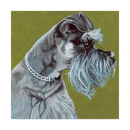 Trademark Fine Art Dlynn Roll 'Dlynns Dogs Zoee' Canvas Art, 24x24 WAG05919-C2424GG